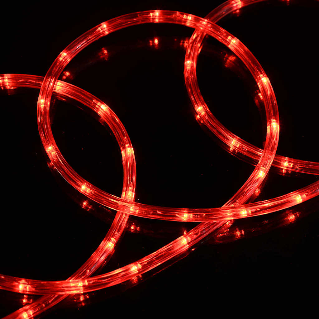 Rope Light with 1200 LEDs Red 50 m PVC